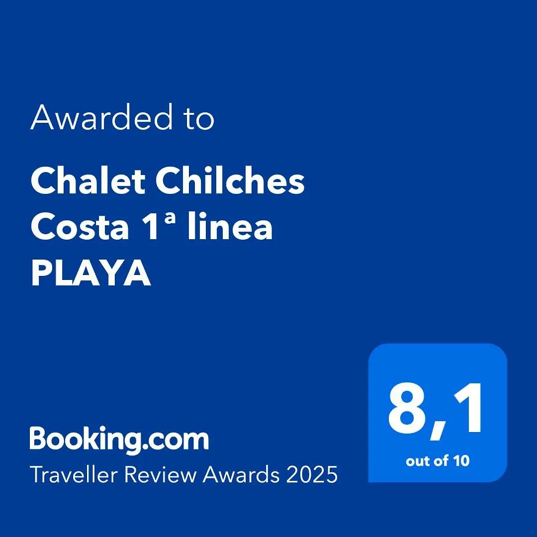 Сasa de vacaciones Chalet Chilches Costa 1ª Linea Playa Vélez